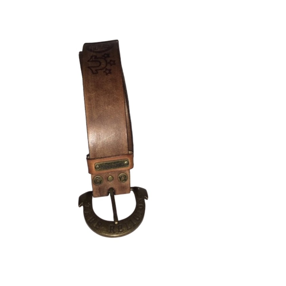 True Religion brown leather belt.